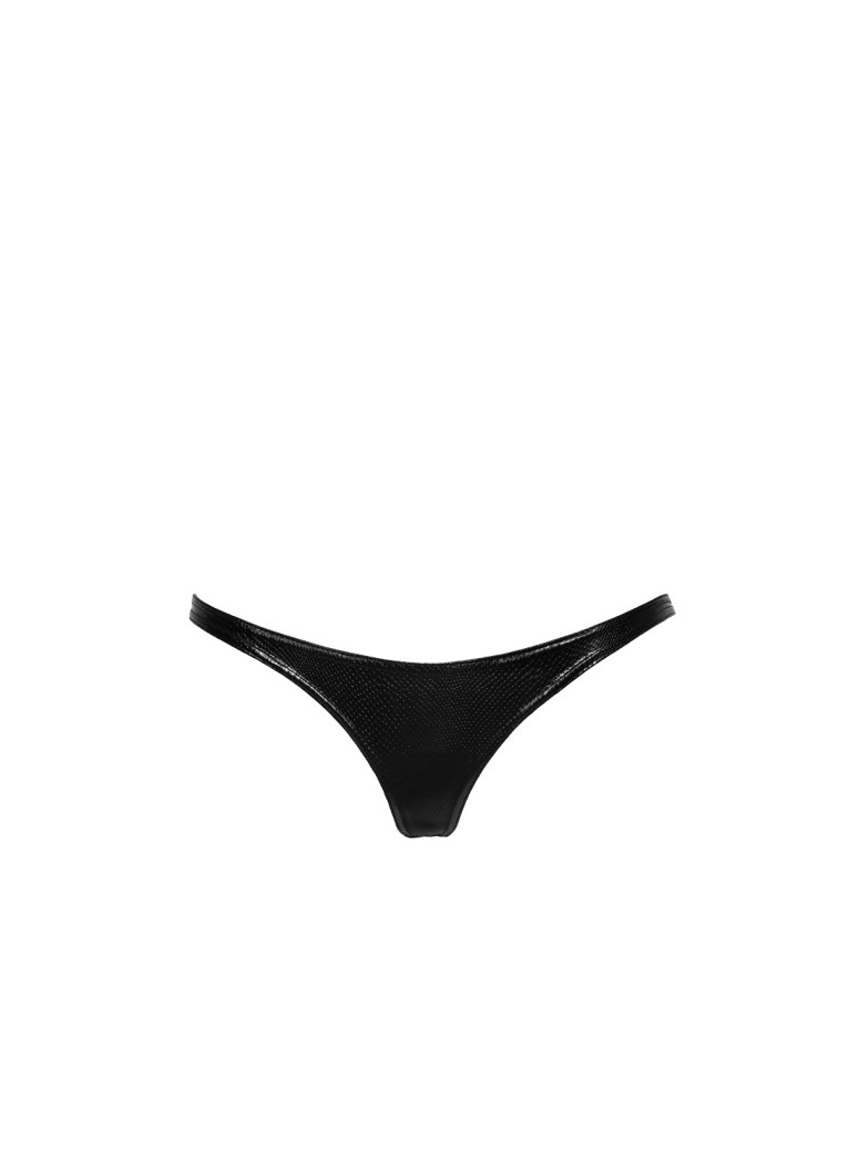 sexy perizoma a Y in ecopelle Noir Handmade
