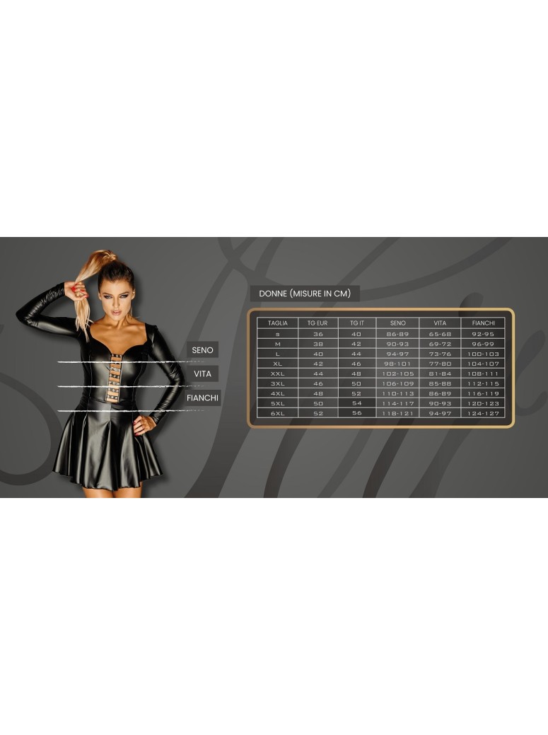 shorts in tessuto wetlook con zip Noir Handmade