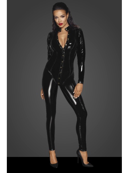 Noir Handmade tutina in pvc con bottoni