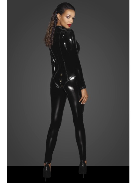 Noir Handmade tutina in pvc con bottoni