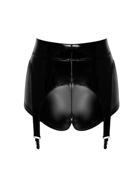 Noir Handmade shorts con reggicalze in vinile Noir Handmade shorts con reggicalze in vinile