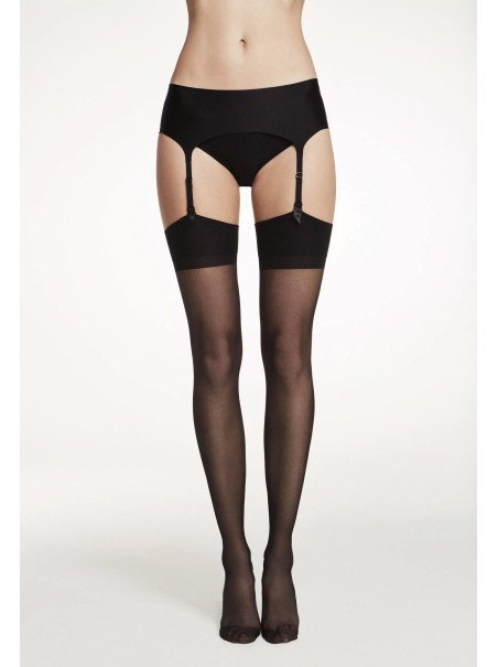 Veneziana calze velate da reggicalze 15 den in quattro colori