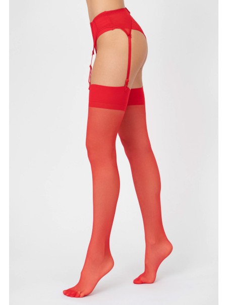 Veneziana calze velate da reggicalze 15 den in quattro colori