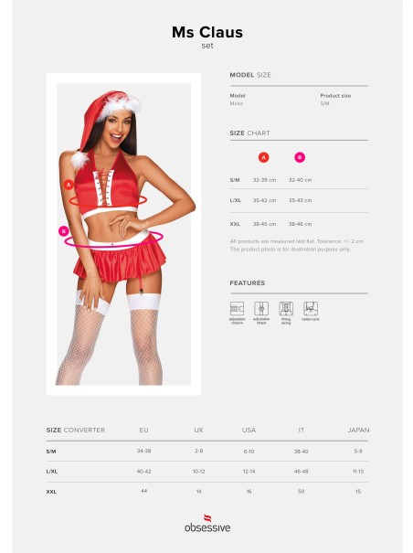 Obsessive Lingerie completino natalizio Ms Claus