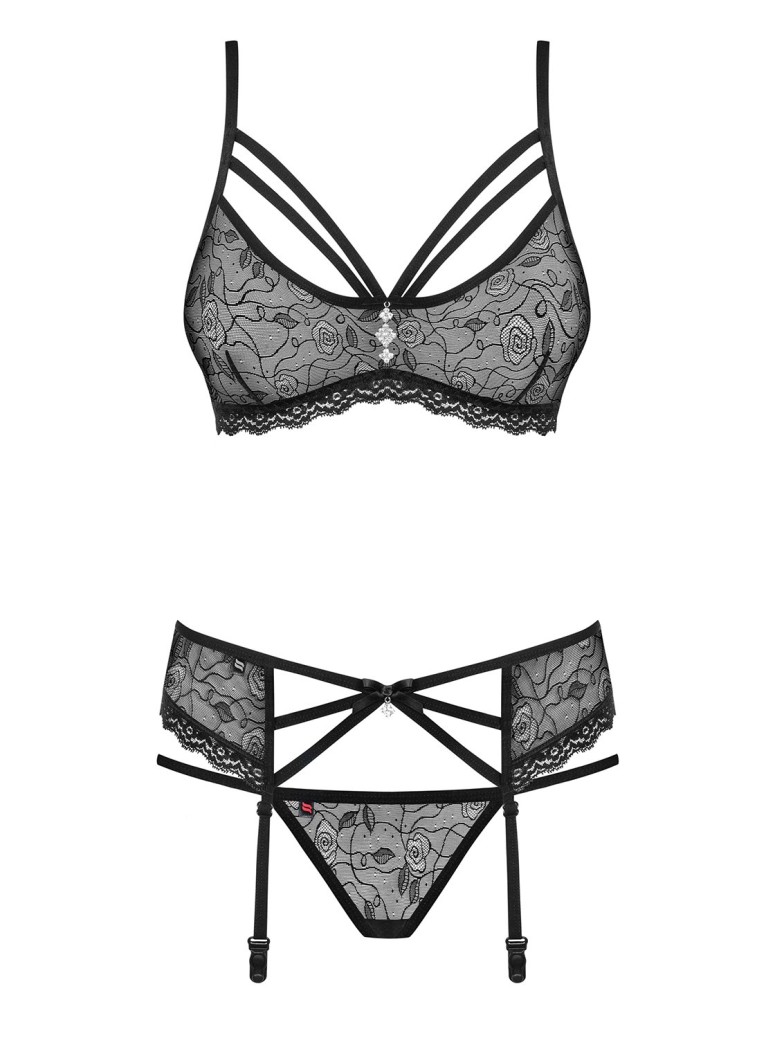 Obsessive Lingerie completino intimo con reggicalze collezione 818