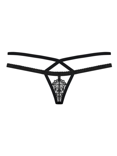 Obsessive Lingerie sexy perizoma in pizzo nero collezione 838