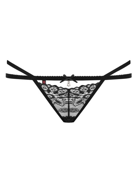 Obsessive Lingerie sexy perizoma in pizzo nero collezione 838