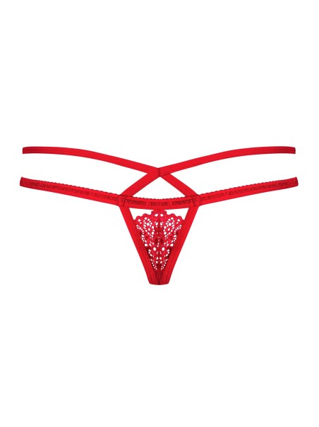 Obsessive Lingerie sexy perizoma in pizzo rosso collezione 838
