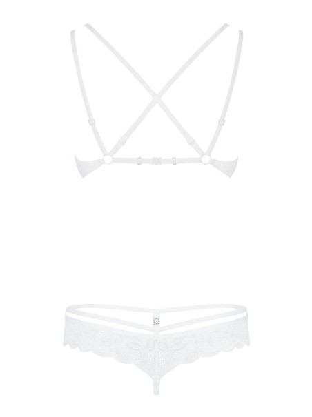 Obsessive Lingerie set intimo bianco con ferretto collezione 860 Obsessive Lingerie set intimo bianco con ferretto collezione 860