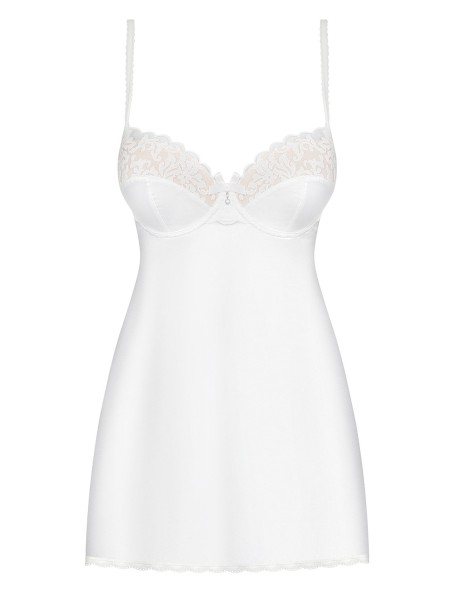 Obsessive Lingerie sottoveste da sposa con perizoma 871