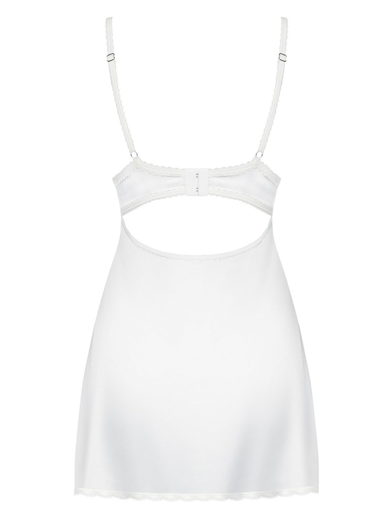 Obsessive Lingerie sottoveste da sposa con perizoma 871