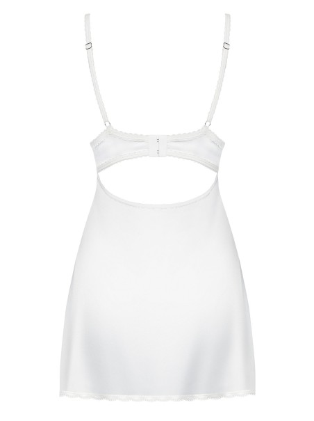 Obsessive Lingerie sottoveste da sposa con perizoma 871