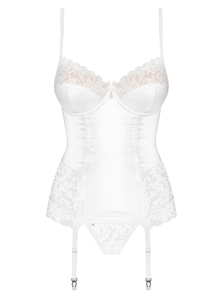 Obsessive Lingerie corsetto da sposa con perizoma 871 Obsessive Lingerie corsetto da sposa con perizoma 871
