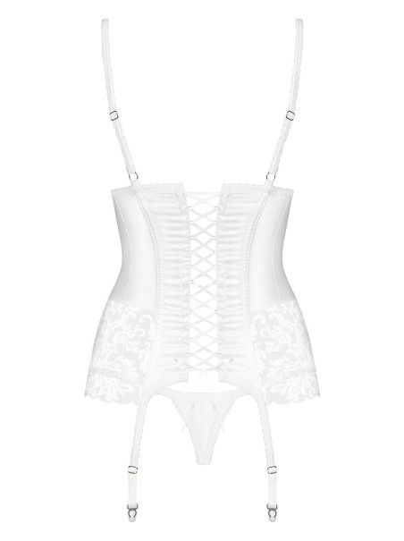 Obsessive Lingerie corsetto da sposa con perizoma 871 Obsessive Lingerie corsetto da sposa con perizoma 871