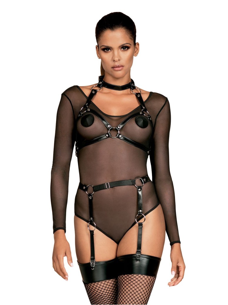 Obsessive Lingerie harness reggiseno senza coppe A740