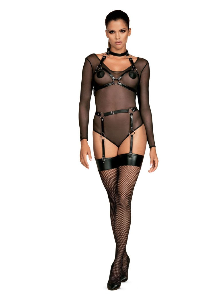 Obsessive Lingerie harness reggiseno senza coppe A740