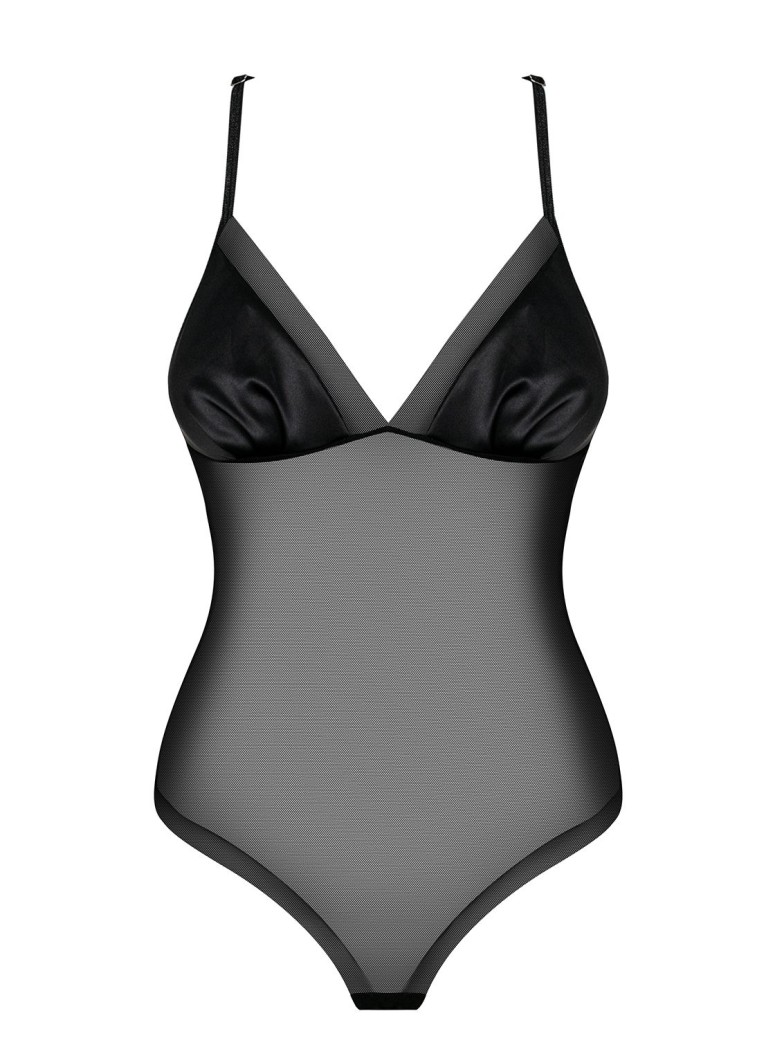 Obsessive Lingerie sexy body in tulle trasparente Alifini