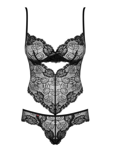 Obsessive sexy body con ferretto in pizzo floreale collezione Alluria Obsessive sexy body con ferretto in pizzo floreale collezione Alluria