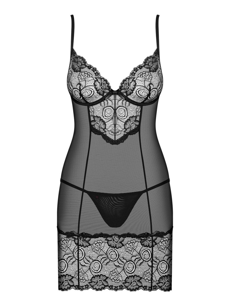 Obsessive Lingerie chemise con perizoma collezione Alluria