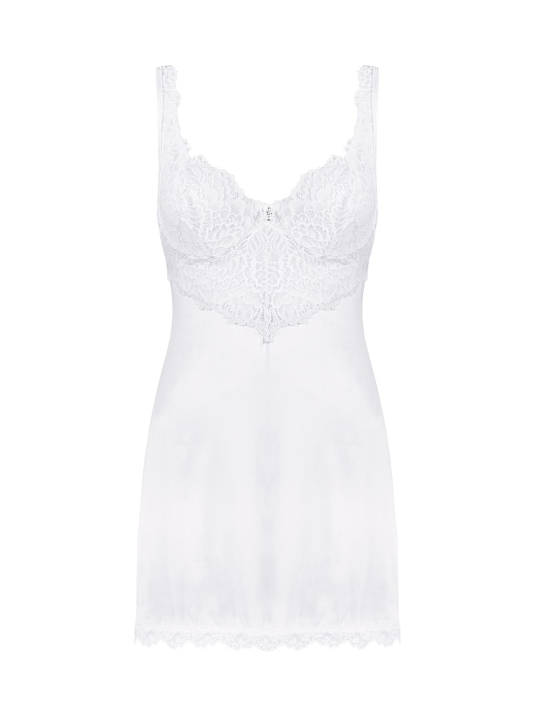 Obsessive Lingerie sottoveste da sposa con perizoma Amor Blanco