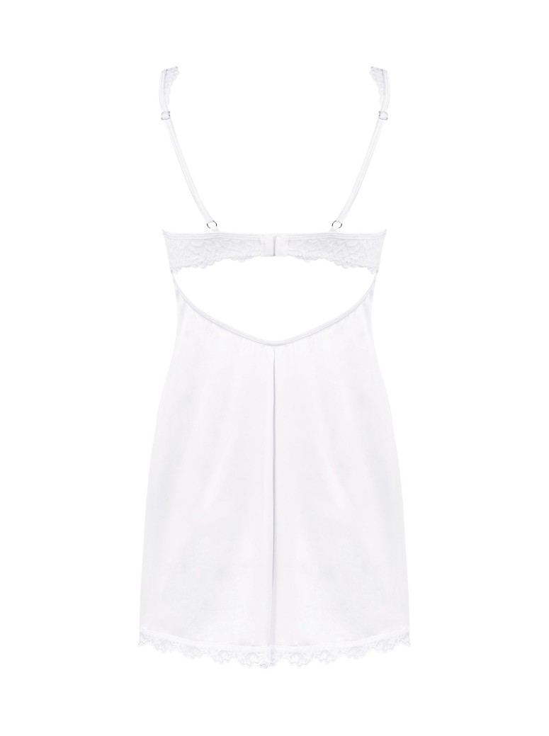 Obsessive Lingerie sottoveste da sposa con perizoma Amor Blanco