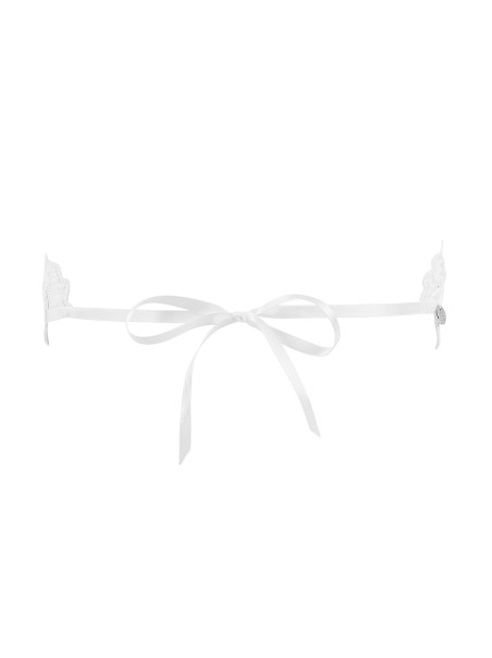 Intimo Obsessive mascherina in pizzo e raso Amor Blanco Intimo Obsessive mascherina in pizzo e raso Amor Blanco