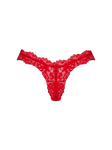 Obsessive Lingerie perizoma in pizzo rosso collezione Amor Cherris