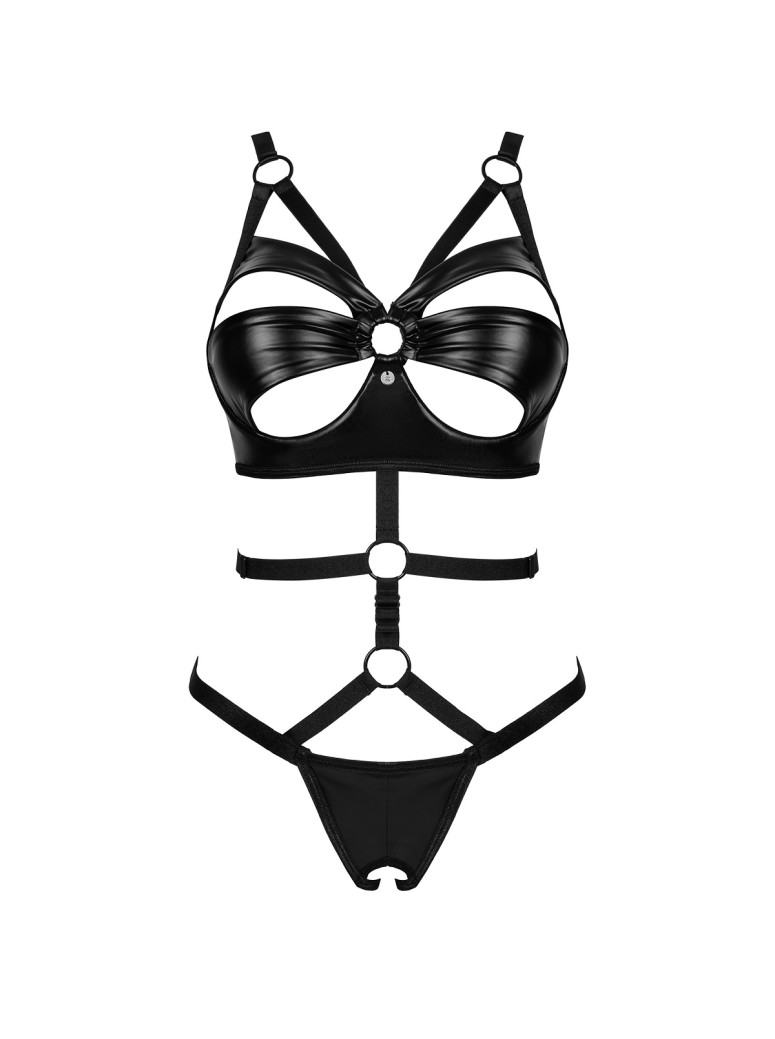 Obsessive Lingerie sexy body wetlook aperto sotto collezione Armares
