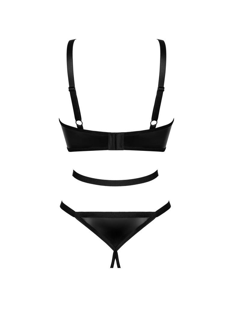 Obsessive Lingerie sexy body wetlook aperto sotto collezione Armares