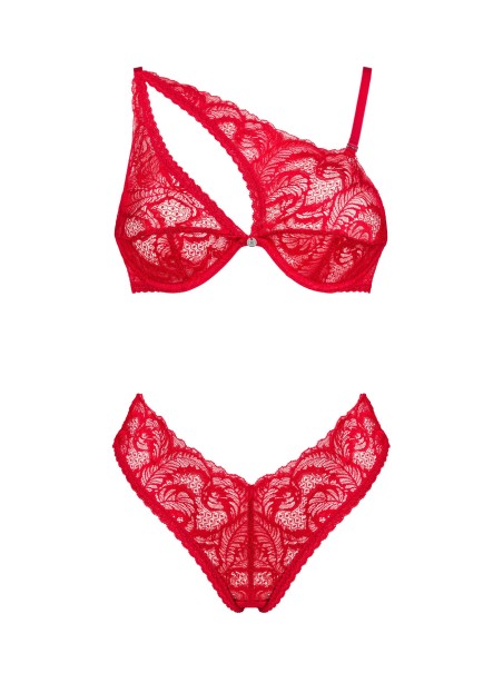 Obsessive Lingerie completino in pizzo rosso collezione Atenica