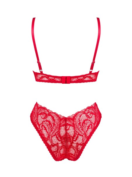 Obsessive Lingerie completino in pizzo rosso collezione Atenica