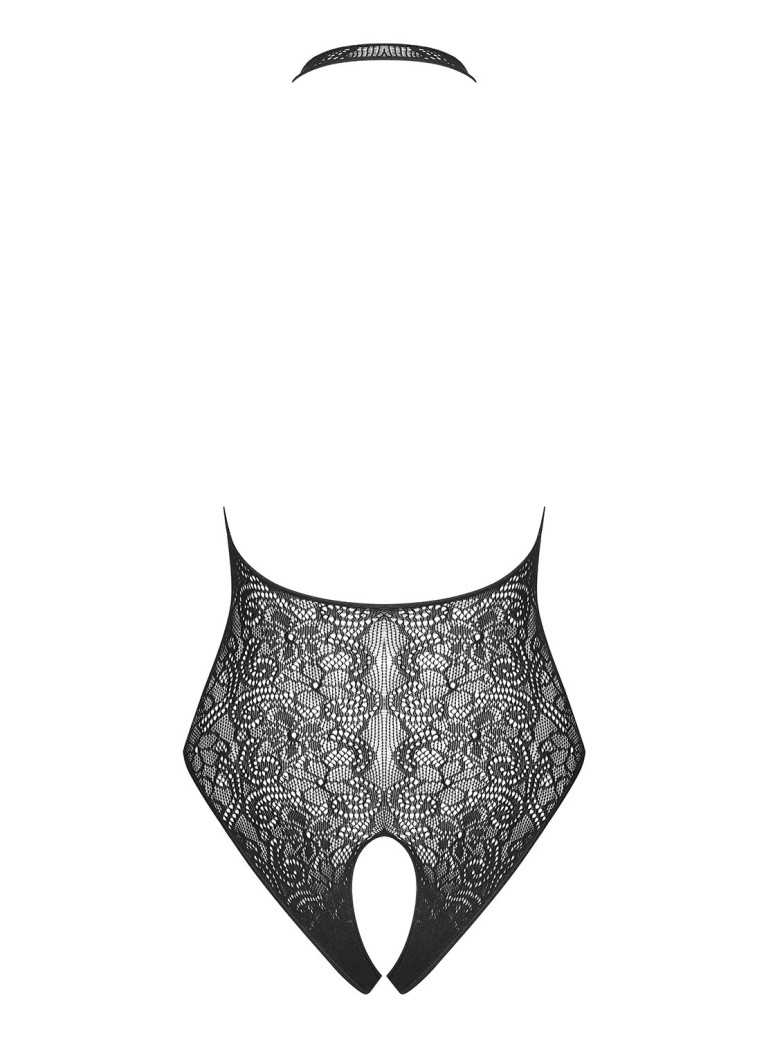 Obsessive Lingerie body elasticizzato aperto sotto B113