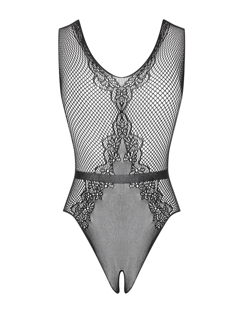 Obsessive Lingerie sexy body elasticizzato aperto al cavallo B115