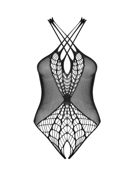 Obsessive body elasticizzato con spalline incrociate aperto sotto B118 Obsessive body elasticizzato con spalline incrociate aperto sotto B118