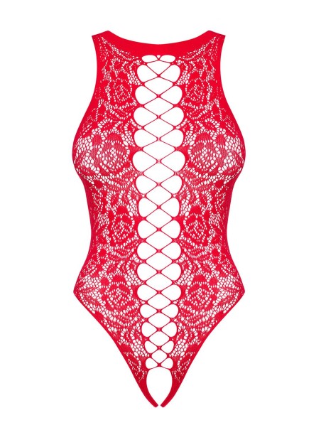 Obsessive Lingerie body rosso aperto multistretch B120 Obsessive Lingerie body rosso aperto multistretch B120