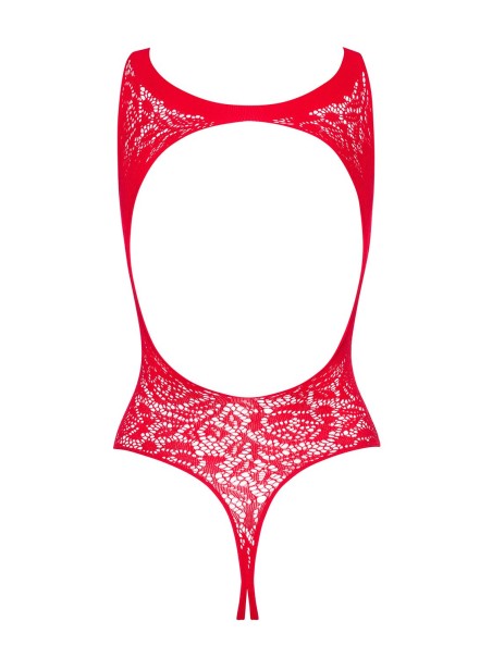 Obsessive Lingerie body rosso aperto multistretch B120 Obsessive Lingerie body rosso aperto multistretch B120