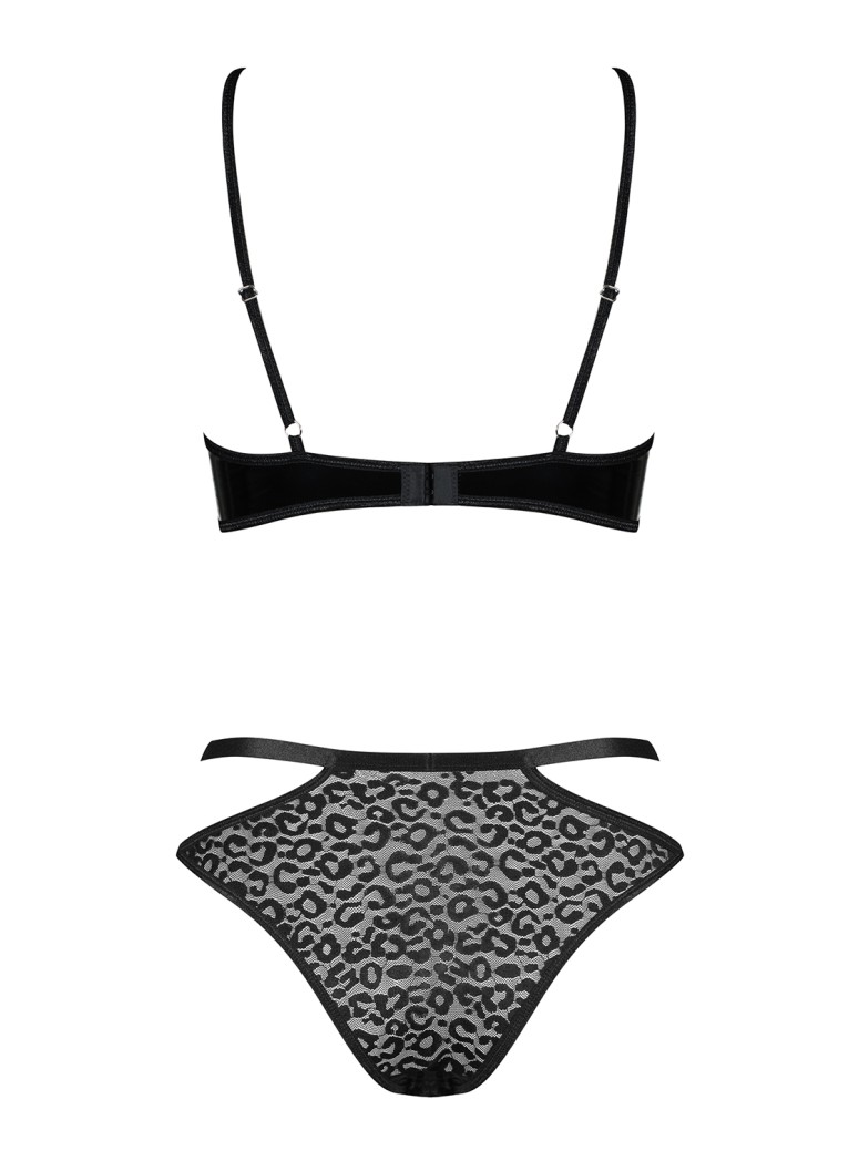 Obsessive Lingerie sexy completino intimo con trama animalier Bagirela
