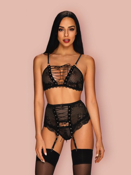 Obsessive Lingerie sexy completino con reggicalze collezione Basitta