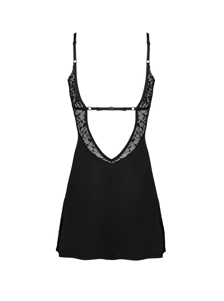 Obsessive Lingerie elegante chemise con perizoma collezione Bellastia