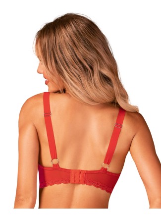 Obsessive reggiseno in pizzo rosso con ferretto collezione Belovya 2