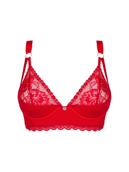 Obsessive reggiseno in pizzo rosso con ferretto collezione Belovya Obsessive reggiseno in pizzo rosso con ferretto collezione Belovya