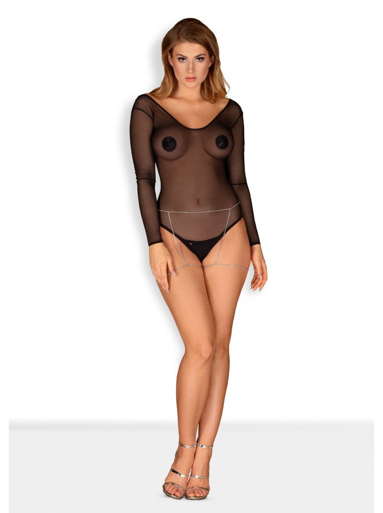 Bijou harness argento Obsessive 905
