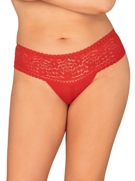 Obsessive Lingerie mutandine Curvy in pizzo rosso fino a 7XL Blossmina Obsessive Lingerie mutandine Curvy in pizzo rosso fino a 7XL Blossmina