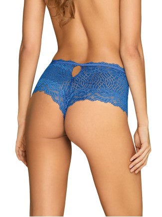 Obsessive Lingerie shorts in pizzo blu collezione Bluellia 2