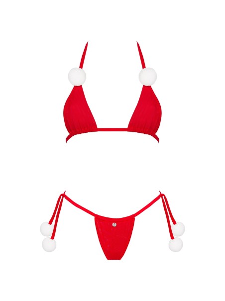 Obsessive Lingerie sexy completino natalizio con pompon Bobble Girl