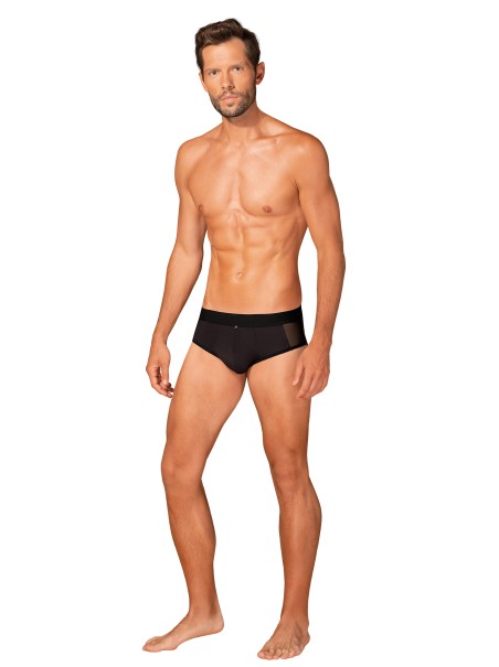 Obsessive Lingerie slip da uomo neri Boldero