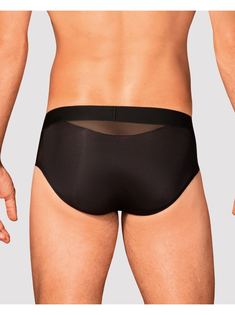 Obsessive Lingerie slip da uomo neri Boldero