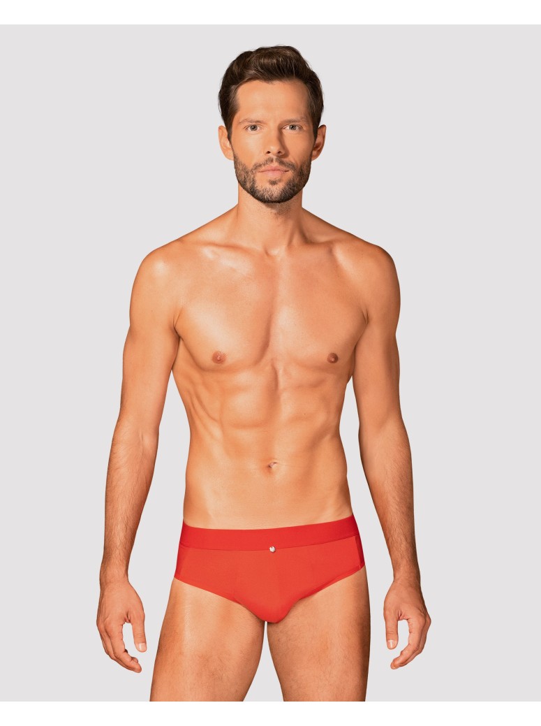 Obsessive Lingerie slip da uomo rossi Boldero