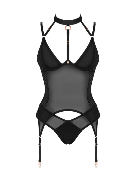 Obsessive Lingerie sexy corsetto con ferretto e mutandine Brasica Obsessive Lingerie sexy corsetto con ferretto e mutandine Brasica
