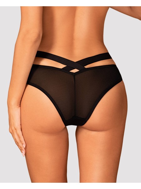 Obsessive Lingerie mutandine in tulle con doppia stringa collezione Brasica